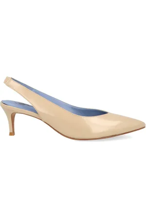 Blue Bird Leather slingback pumps