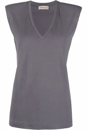 BLANCA Sleeveless V-neck top