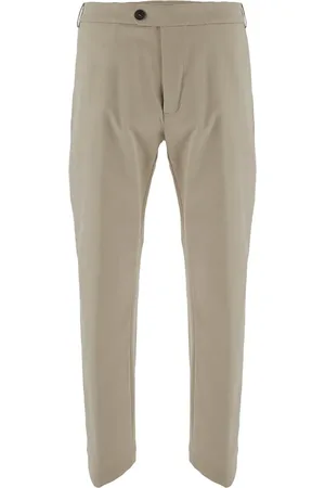 TAION Stretch-cotton chino trousers