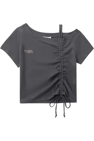 Musium Div. Ruched cotton T-shirt