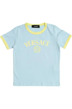 VERSACE Logo-print crew-neck T-shirt