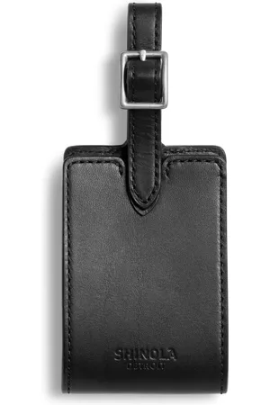 SHINOLA Leather luggage ID tag