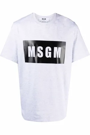 Msgm Logo-print cotton T-shirt