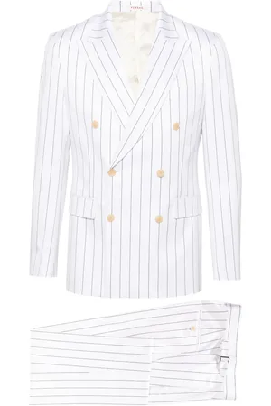 Fursac Striped doubled-breasted suit