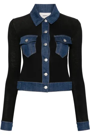 COPERNI Denim-trim ribbed shirt