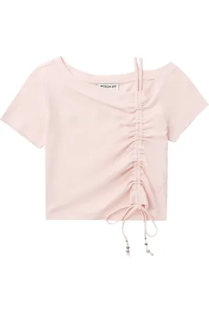 Musium Div. Draped cotton T-shirt