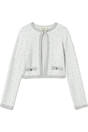 Twin-Set Jacquard knit cardigan