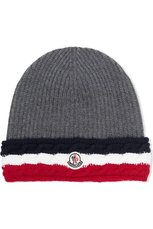 Moncler Virgin-wool logo-patch hat