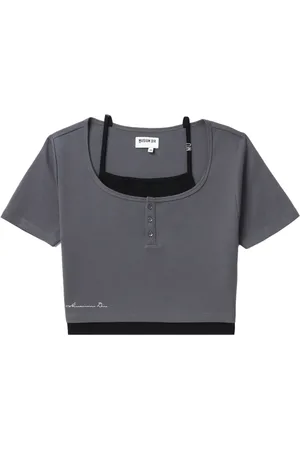 Musium Div. Layered cropped T-shirt