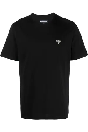 Barbour Logo-embroidered cotton T-shirt