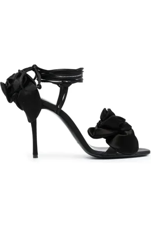 MAGDA BUTRYM 110mm flower satin sandals