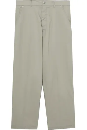 Izzue Wide-leg stretch-cotton trousers