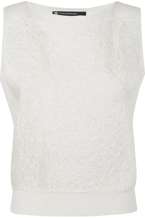 PIERANTONIO GASPARI Embroidered tank top