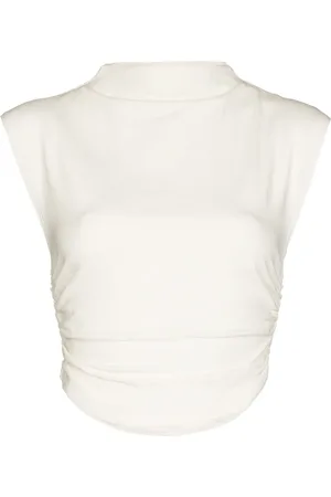 Reformation Lindy organic cotton crop top