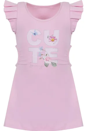 Lapin House Cute-print mini dress