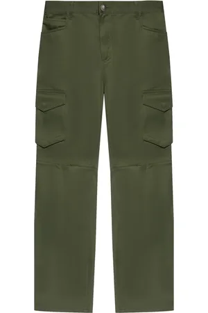 Balmain Panelled cotton cargo trousers