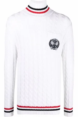 Balmain Cable knit pocket jumper