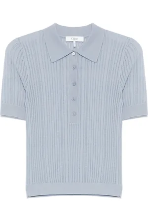 Chloé Ribbed polo shirt