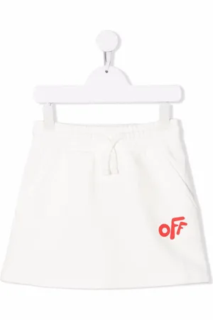 OFF-WHITE Logo-print track skirt