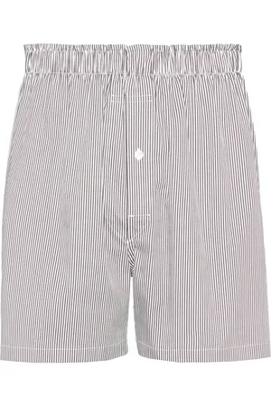 Maison Margiela Stripe-print elastic-waist shorts