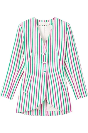 Destree Bridget stripe-pattern blazer