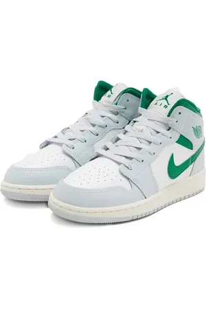 Jordan Jordan 1 Mid "Summit White/Pure Platinum/Sail/Pine Green" sneakers
