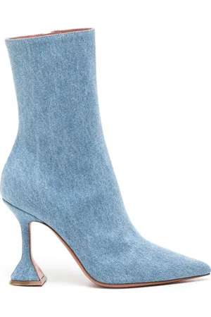 Amina Muaddi Giorgia 100mm ankle boots