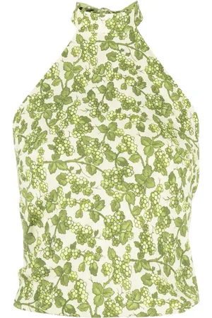 Etro Floral-print halterneck top