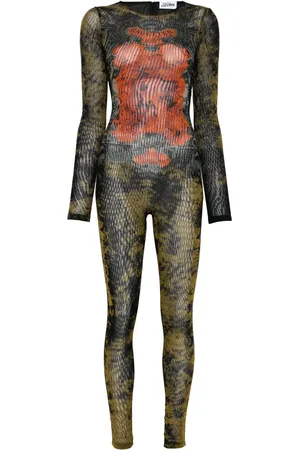 Jean Paul Gaultier Abstract-print jumpsuit