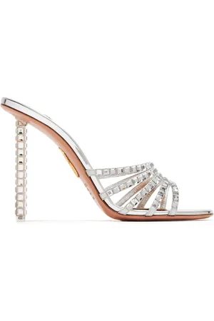 Aquazzura Tequila crystal-embellished sandals