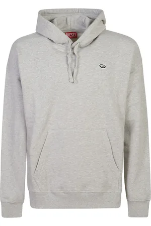 Diesel Logo patch drawstring hoodie