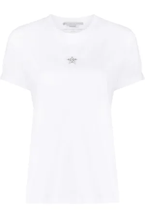 Stella McCartney Mini Star-embroidery cotton T-shirt
