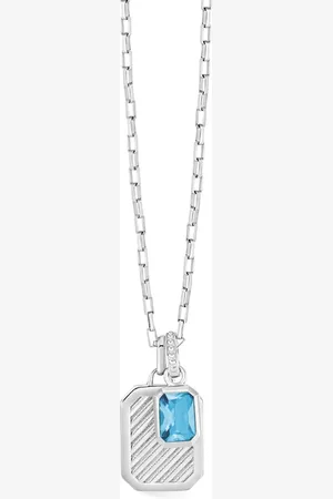 Dower and Hall Octagon Humbug Paperclip necklace