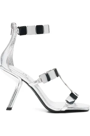 Jeffrey Campbell 70mm leather heeled sandals