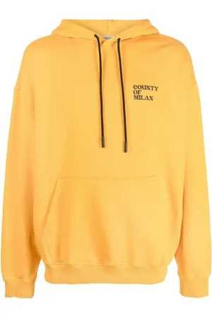 MARCELO BURLON Logo-print pullover hoodie
