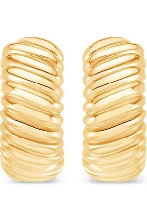 Dower and Hall Large Twist hoop earring