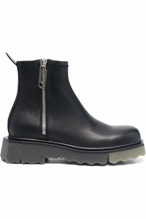 OFF-WHITE Zip-fastening sponge ankle boots