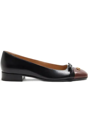 VALENTINO GARAVANI VALET DU ROI KIDSKIN BALLERINA 25MM