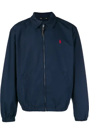 Ralph Lauren Logo zipped bomber jacket