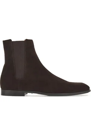 Salvatore Ferragamo Chelsea leather boots