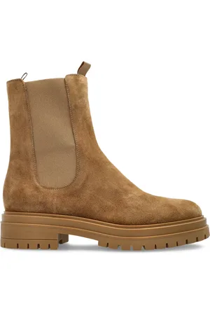 Gianvito Rossi Suede chelsea boots