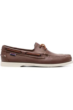 SEBAGO Front lace-up detail boat shoes