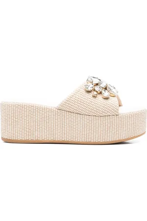 Casadei 65mm crystal-embellished sandals