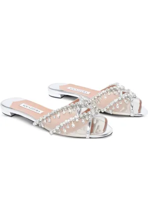 Aquazzura Temptation Crystal sandals
