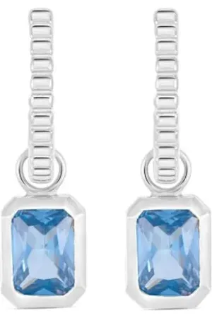 Dower and Hall Rectangular-gemstone single earring