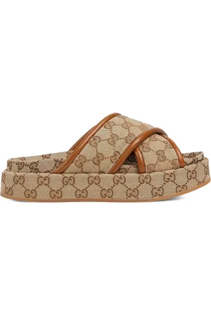 Gucci Monogram-pattern sandals
