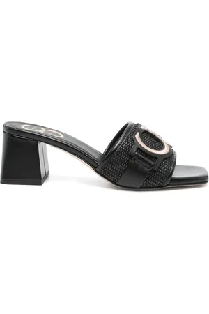 Casadei Leather heeled sandals