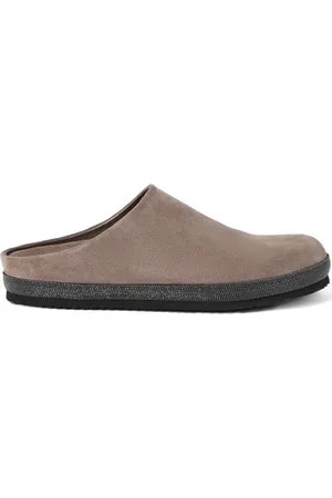 Brunello Cucinelli Monili chain-detail flat mules