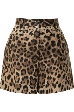 Dolce & Gabbana Leopard-print tailored shorts