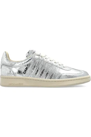 Dsquared2 Metallic-leather sneakers
